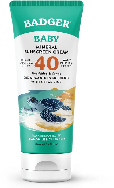 벳져 유아용 자외선 차단 크림 SPF 40 카모마일 및 금잔화 향 87ml(2.9fl oz), 1개, 87ml - 쿠팡