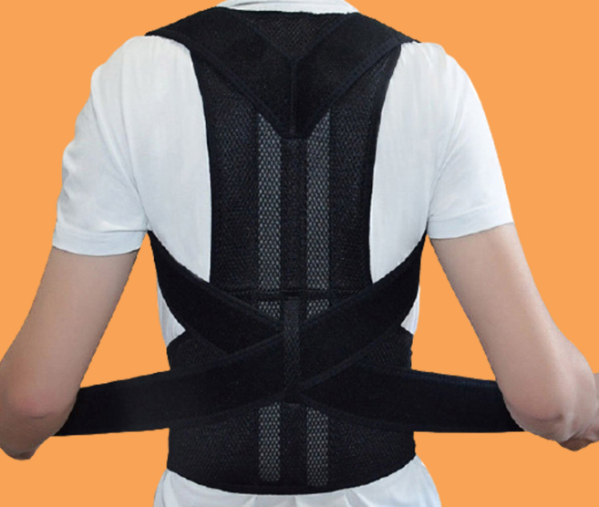 [착한보호대 공식] 자세교정밴드 등 어깨 허리 척추 숄더 고정 보호대 굽은 펴주는, S, 1개