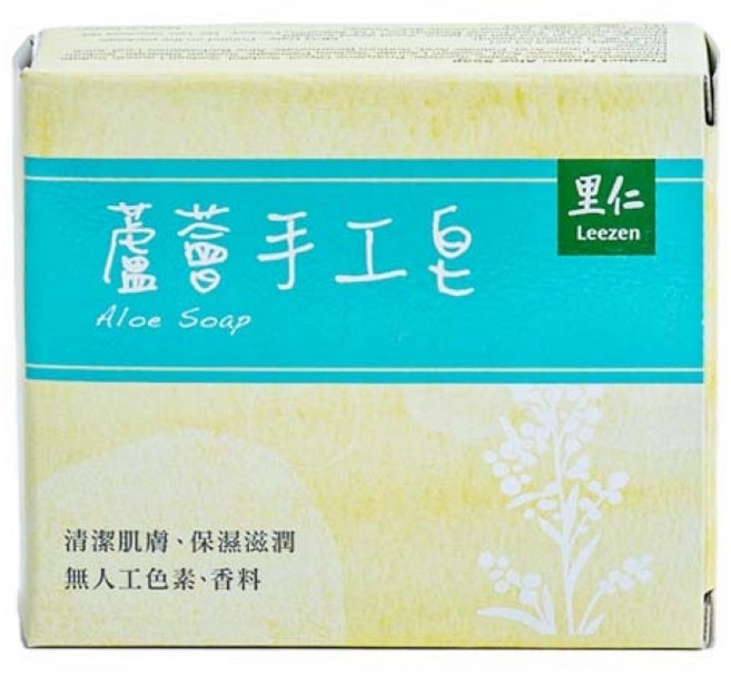 [里仁] 香茅手工皂 保濕滋潤, 1個, 蘆薈手工皂 100g, 蘆薈手工皂 100g