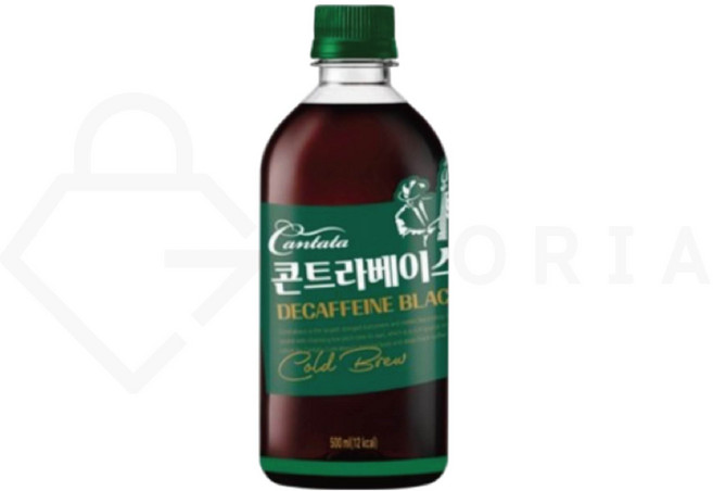 칸타타 콘트라베이스 디카페인 블랙 500ml, 10개