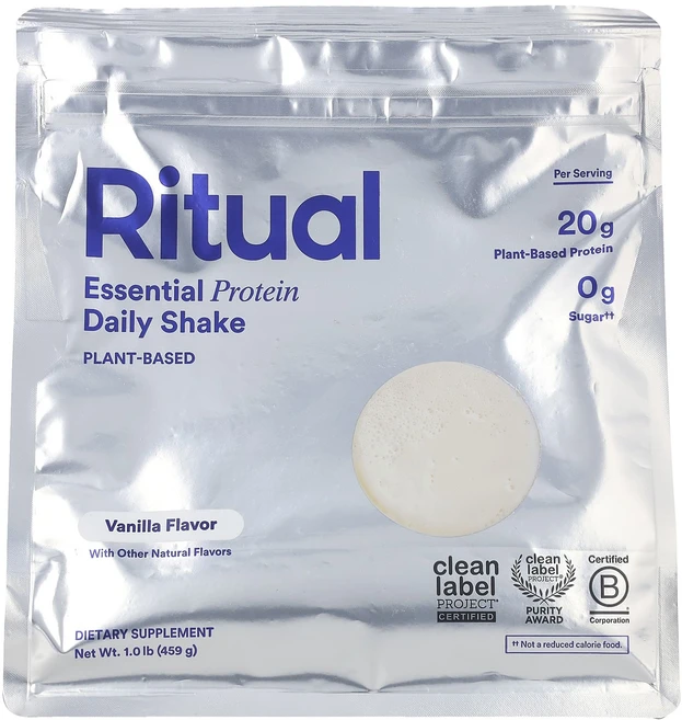 매우편하고 Ritual 에센셜 단백질 데일리 셰이크 바닐라 459g(1lb) 끝내주게잘나가는상품, Ritual에센셜단백질데일리셰이크바닐라459g1lb, 459g, 1 - 쿠팡
