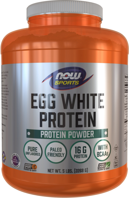 나우푸드 에그 화이트 프로틴 단백질 보충제 퓨어 언플레이버드, 2.27kg, 1개