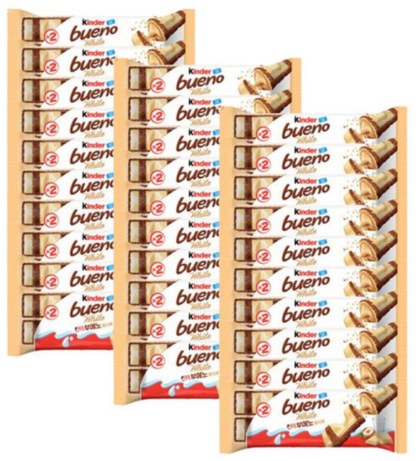 킨더 부에노 화이트 10세트(총30봉), 10개, 645g