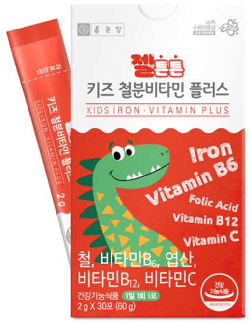 종근당 젤튼튼 키즈 철분 비타민 플러스 아이 성장맞춤, 60g, 1개