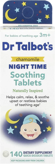 수면에아주좋습니다 Dr. Talbot's 카모마일 나이트 타임 수딩 정제 3m 이상 빠른 용해 정제 140정 최고의제품, DrTalbots카모마일나이트타임수딩정제3m이상빠른용해, 1개 - 쿠팡