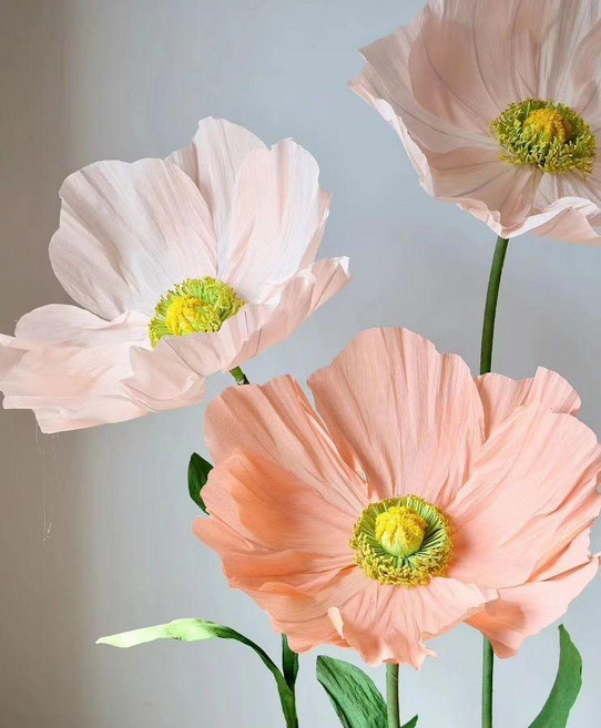 꽃 조화 대형 화보 인테리어 장식 대왕, 유메이런 깊은 샴페인색 직경60CM B