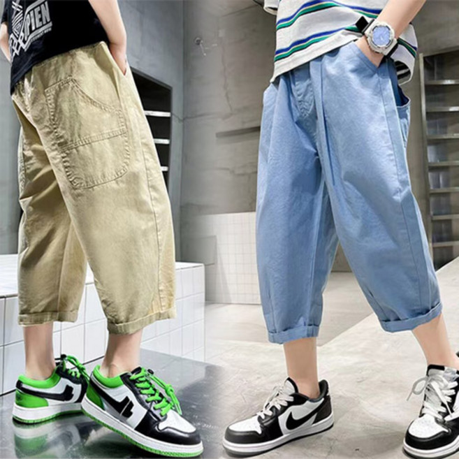 헬로가든 핀턴포켓 7부 바지(S)