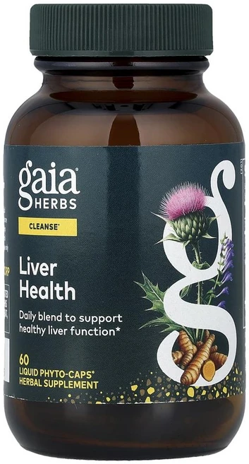 가이아 허브 리버 헬스 (간 건강) Gaia Herbs Liver Health 60정 - 쿠팡