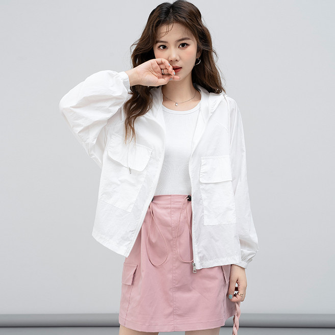 마르도 초경량 세미크롭 바람막이