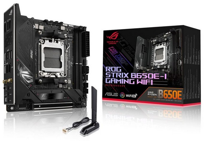 ROG STRIX B650E-I GAMING WIFI ASUS AMD Socket AM5 대응 B650E 칩셋 Mini-ITX 마더보드 국내