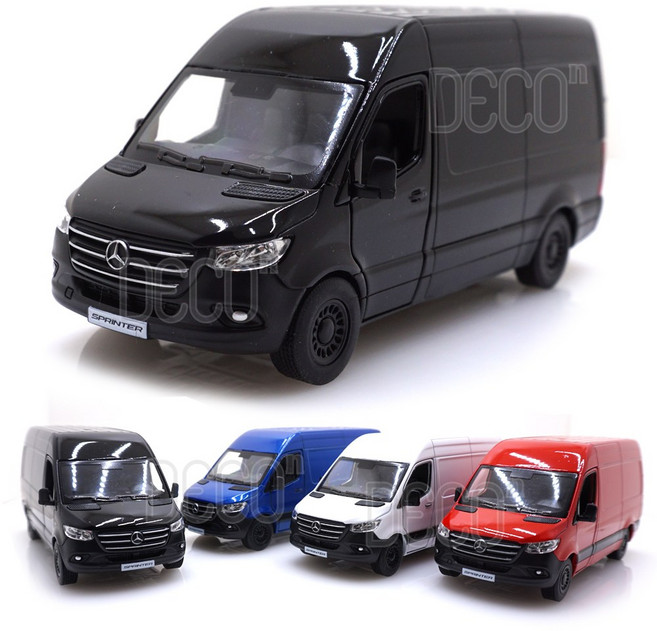 벤츠 스프린터 캠핑카 미니카 다이캐스트 모형 피규어, 벤츠스프린터(랜덤), 1개