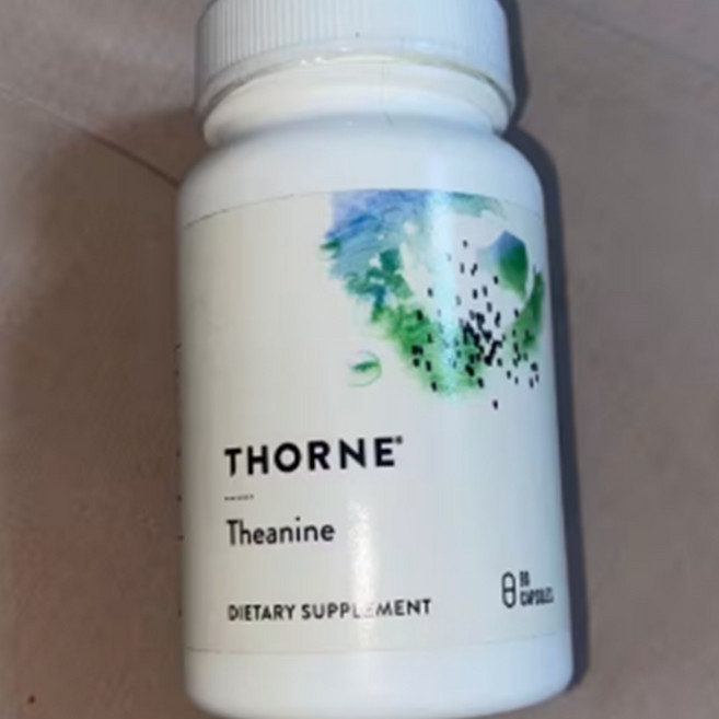 Thorne Research 쏜리서치 테아닌 200mg 90캡슐 L테아닌 엘테아닌 Theanine 쏜땡땡 손땡땡 손리서치 고약사 약들약, 1개