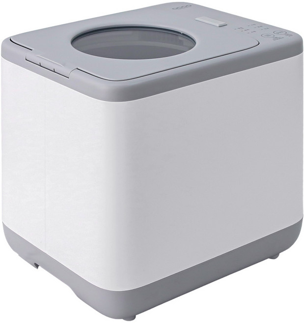 26년형 NEW 오쿠 원터치형 건조분쇄 음식물처리기 가정용 4L, 화이트그레이