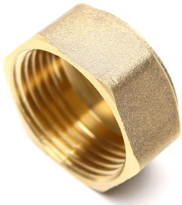 20A 황동 캡 연결 밸브 수도 배관 부품 자재 부속품 do198-2, 1개