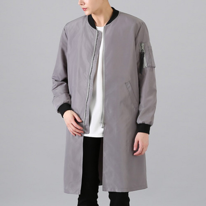 단군 남성용 울트라 롱항공점퍼 바람막이