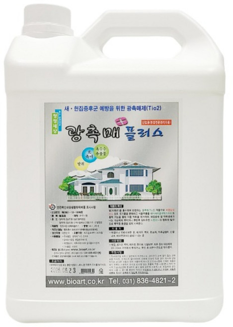 광촉매플러스 새집 악취 냄새 제거 탈취제 4L 피톤치드향, 1개