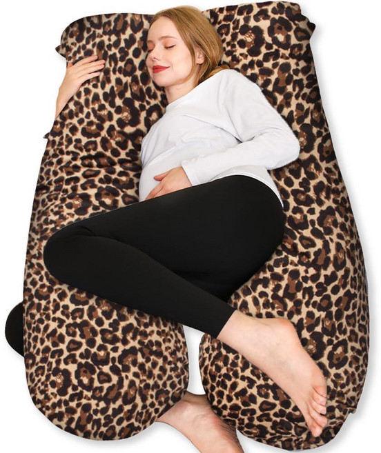 Chilling Home Pregnancy Pillows U Shaped Maternity Pillow for Pregnant Women with Velvet Removabl