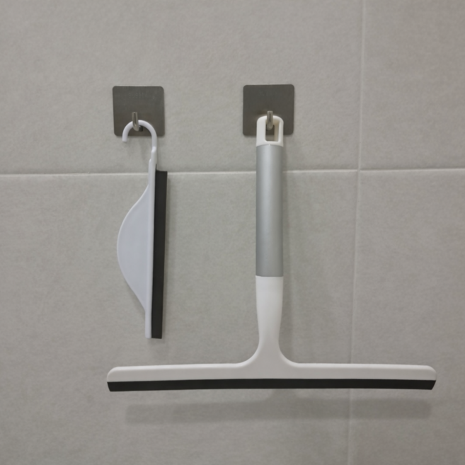 뮤루 욕실 물기제거기 스퀴지 세트 27.5cm, 화이트, 1세트