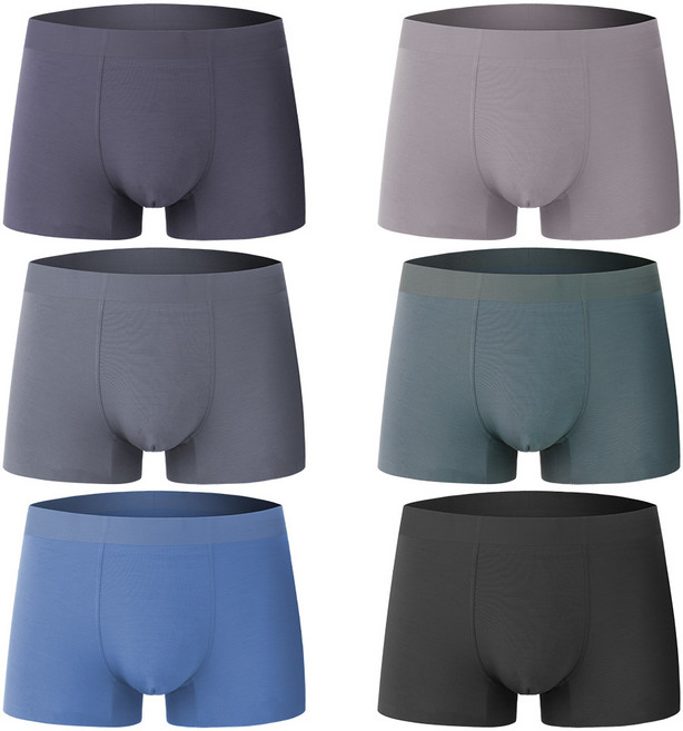 퀸즈맥시 심리스 모달 쿨 드로즈 남성 팬티 6종세트