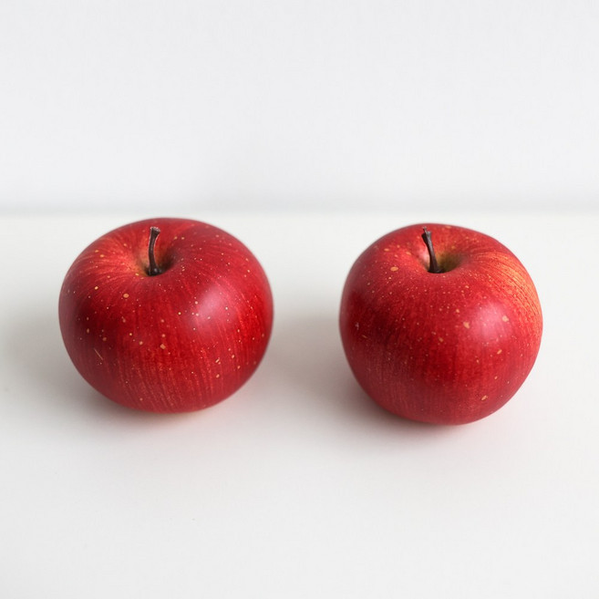 케이트가든 과일 모형 소품 빨간 청사과 서양배 체리 키친 인테리어 촬영, 빨간사과, 2P