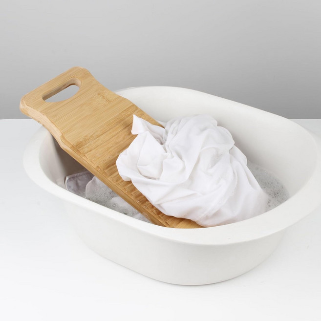 네이처클린 욕실 나무 빨래판, 1개, 미니