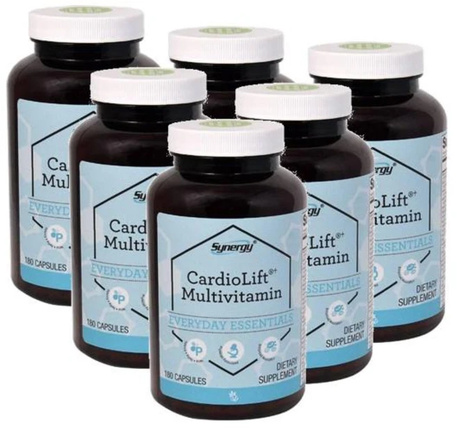비타코스트 시너지 카디오리프트 멀티비타민 캡슐 Vitacost Synergy Multivitamin, 6개, 180정 - 쿠팡