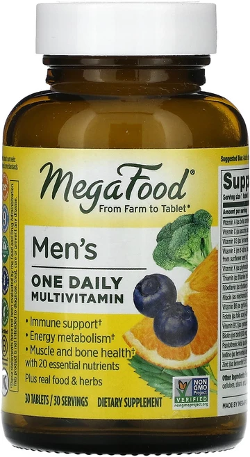 MegaFood 남성용 원 데일리 30정, 1개 - 쿠팡