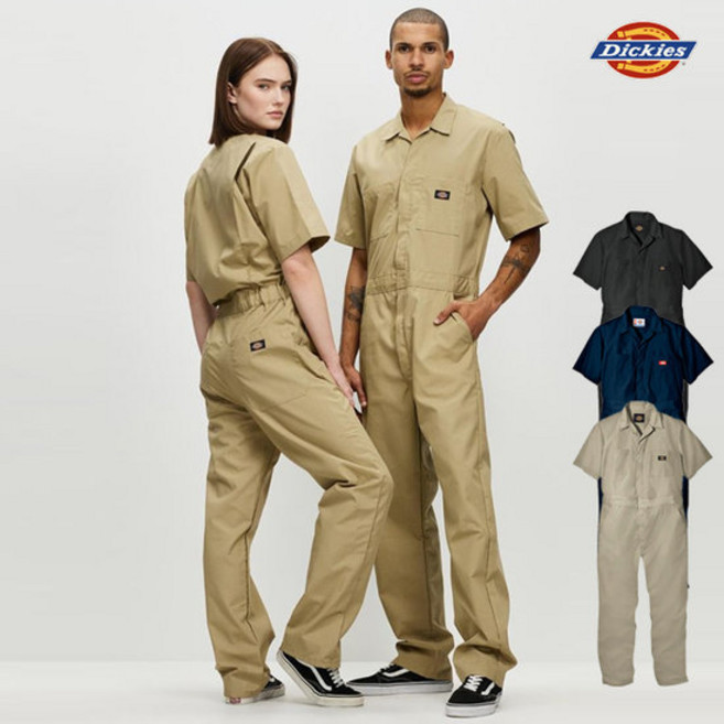 디키즈 점프수트 남여공용 반팔 커버올 33999