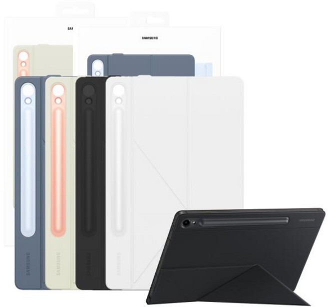 아트박스/삼성전자 삼성 정품 갤럭시탭S10 울트라 스마트 북커버 EF-BX910, 블루, 블루