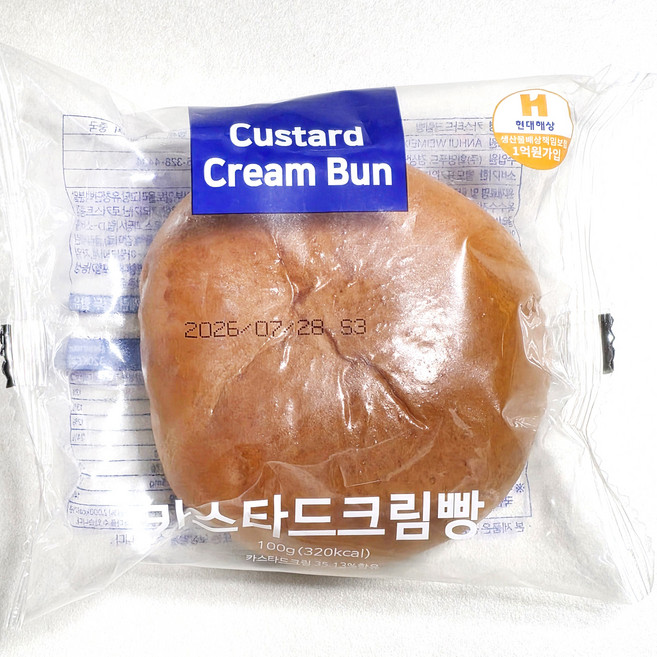 카스타드크림빵 개별포장 대용량간식, 1개, 1kg