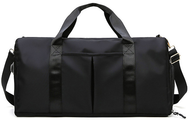 스포츠 더플백 신발보관 칸막이 헬스운동가방 숄더백 컬러5종, 모던블랙, 1개