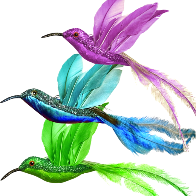 스마일플로우 진짜같은 벌새 낚시대 풀세트 고양이 최애 튼튼 고정 장난감, 벌새인형 3종, 1세트