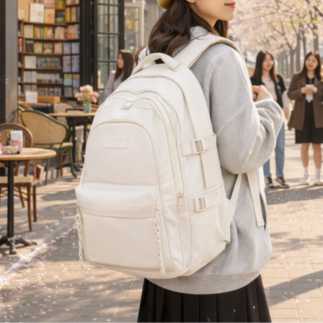 그로우파파 가벼운 캐주얼 책가방 학생 백팩