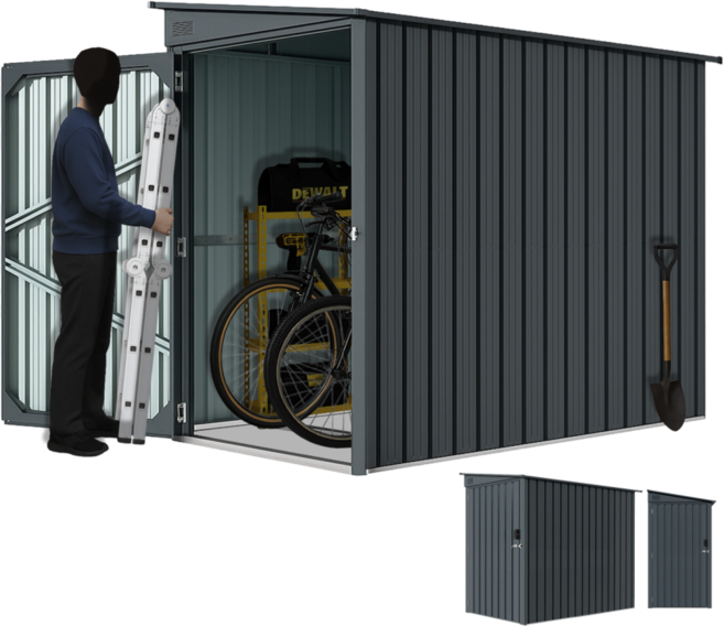 탑앤라이프 엣지-원 조립식창고 농막 전원주택 이동식 야외 간이 소형 창고 보관함, (고강도플라스틱데크) 제외, (솔리드방수코팅보드) 제외, (LED동작감지센서등) 제외