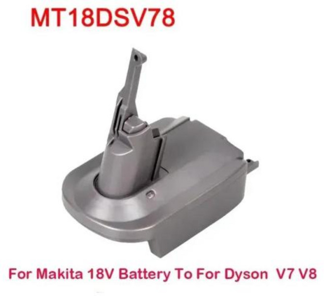 밀워키밧데리 밀워키 배터리 송풍기 임팩드릴 어댑터 Dyson V6 V7 V8 진공 청소기 도구 DC58, 1개, 5) For Makita to V7V8