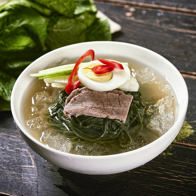 곰취냉면10인분세트 / 강원도산나물 / 국산사골과 배로 맛을낸 시원하고 담백한 육수, 비빔냉면(면10인분 + 육수3인분 + 양념장), 1개