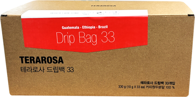 테라로사 드립백 커피, 10g, 10ml, 33개입, 1개