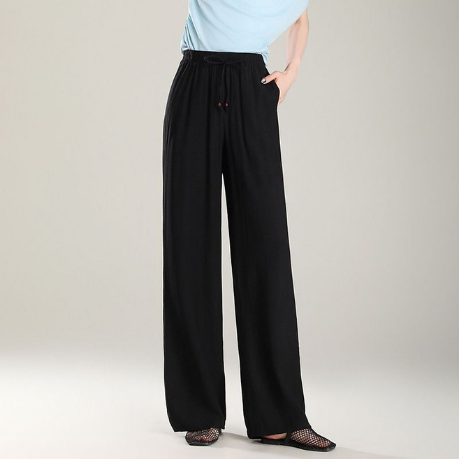 여성 여름 슬림 바지 레깅스 일자 린넨 C03Z28 트렌