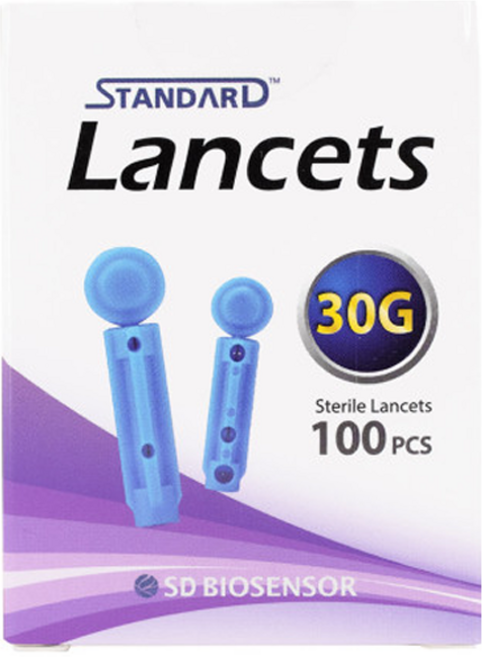에스디바이오센서 스탠다드 란셋 채혈침 30G, 100개입, 5개