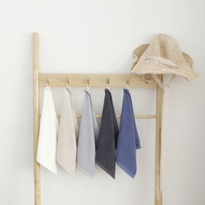 영신타올 코지핸드 손수건 (고리), 화이트, 1개