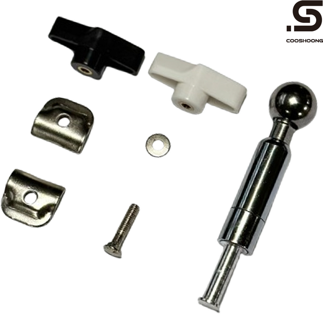 쿠슝 거치대 홀더 헤드 만향 볼 지지대, 2.CSST-142-블랙, 1개