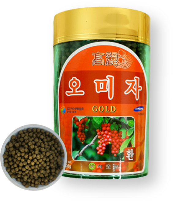 국산 오미자환 도라지 쉬잔드린 건 오미자 가루 분말 환 300g, 1개
