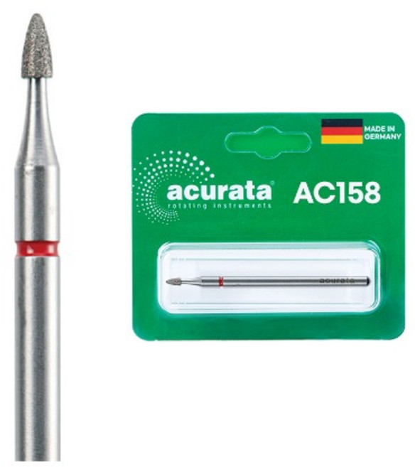 AC158 아큐라타 다이아 네일 드릴 비트 사이드 각질제거용, 1개