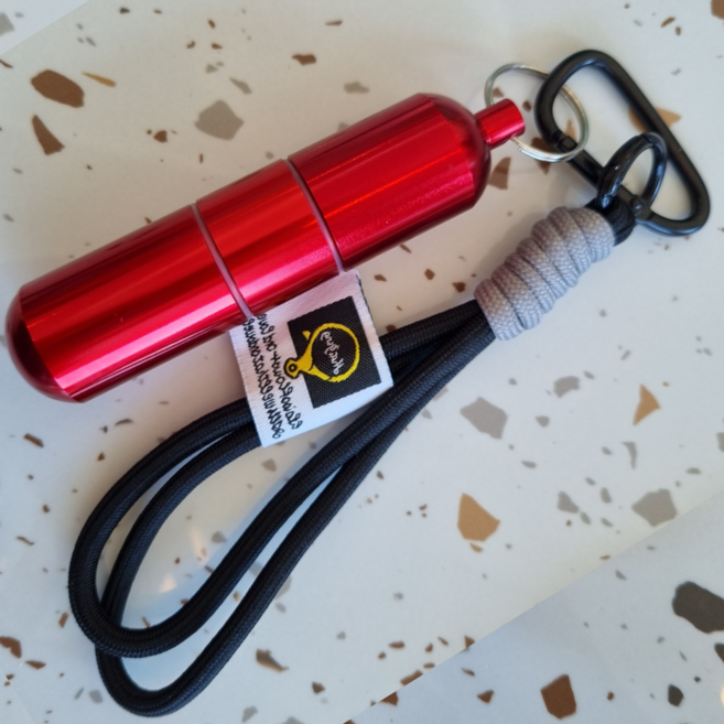 메라빌리아 시크릿캔 휴대용 재떨이 냄새 차단, 1개, 시크릿 레드