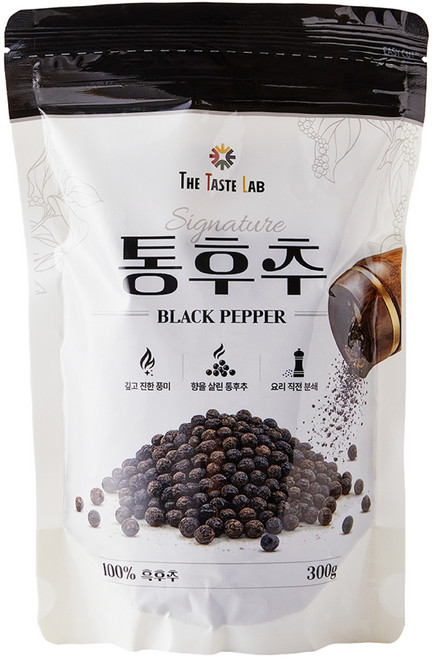 더테이스트랩 시그니처 통후추 리필용 흑후추, 1개, 300g