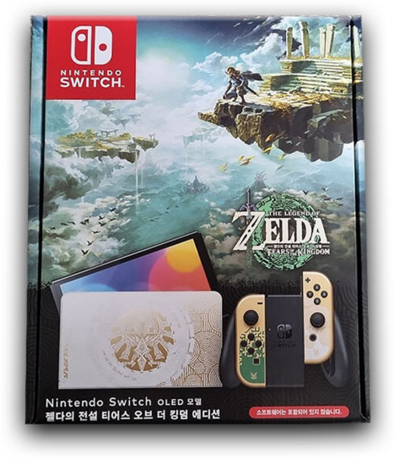 닌텐도 스위치 OLED 모델 젤다의 전설 티어스 오브 더 킹덤 에디션, HEG-S-KDAAA-KOG