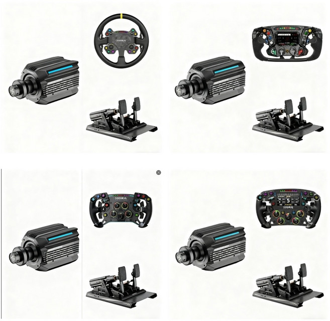 제너텍 MOZA R25 ULtra True Torque 울트라 트루토크 게이밍 레이싱 시뮬레이션 드라이브 핸들 페달, 베이스+GSV2레이싱훨