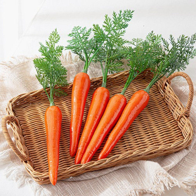 갓 따온 당근 모형 1P 야채 채소 인조