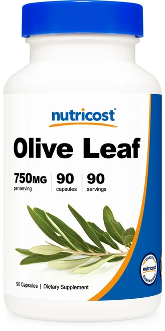 뉴트리코스트 올리브 리프 750 mg 캡슐, 1개, 90정 - 쿠팡