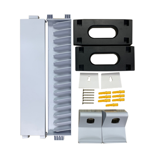 Universal 14-in-1 게임 디스크 스토리지 PS5/Xbox Wall Mount Dual Controller Rack Display Holder 용., 흑백